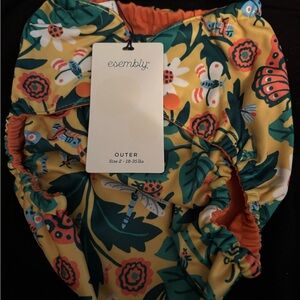 Esembly Baby Diaper Cover with Floral Design PW In The Garden size 2